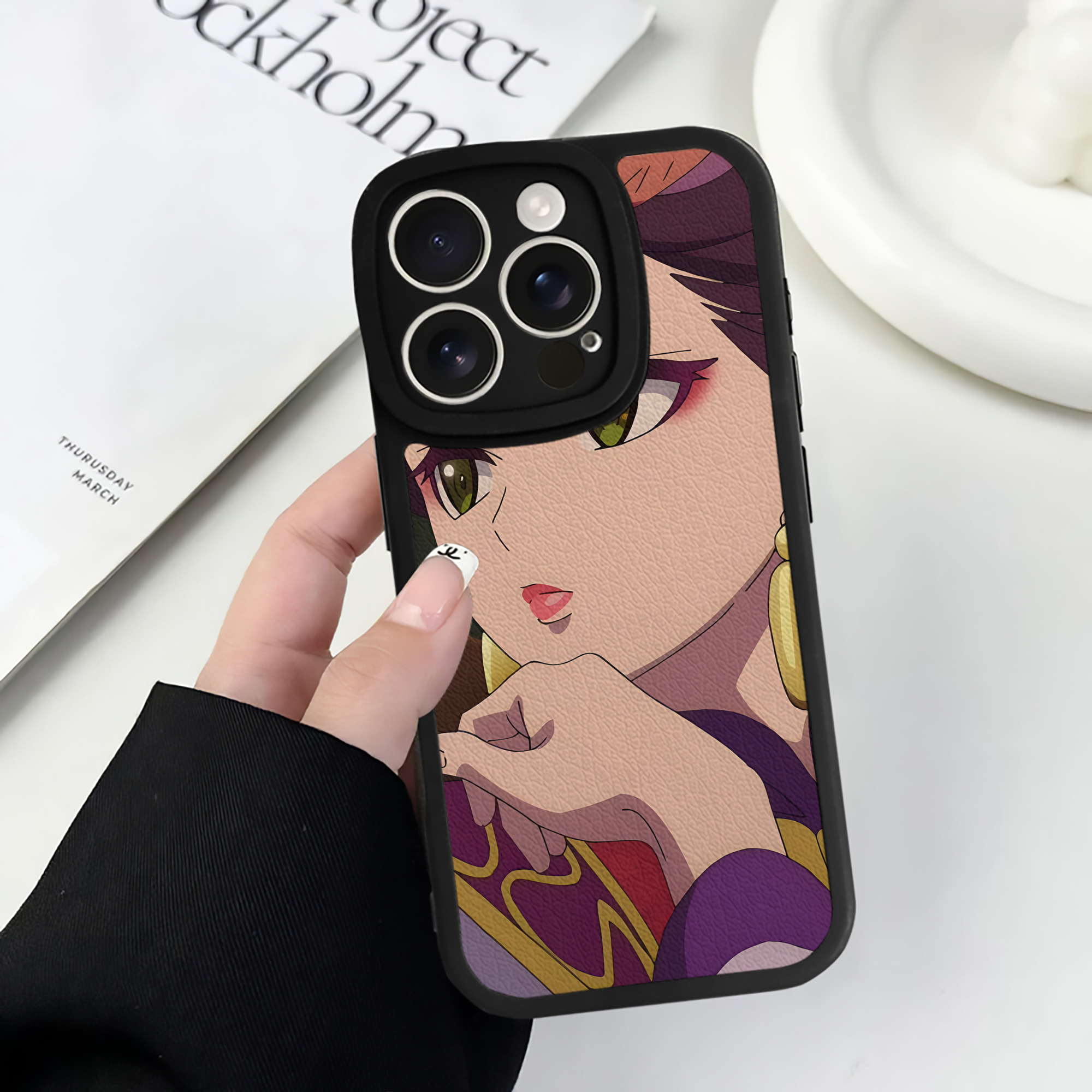 薬屋のひとりごと The Apothecary Diaries 【iPhone 16シリーズ対応】シリコンスマホケース（レザー調） 材質：シリコン